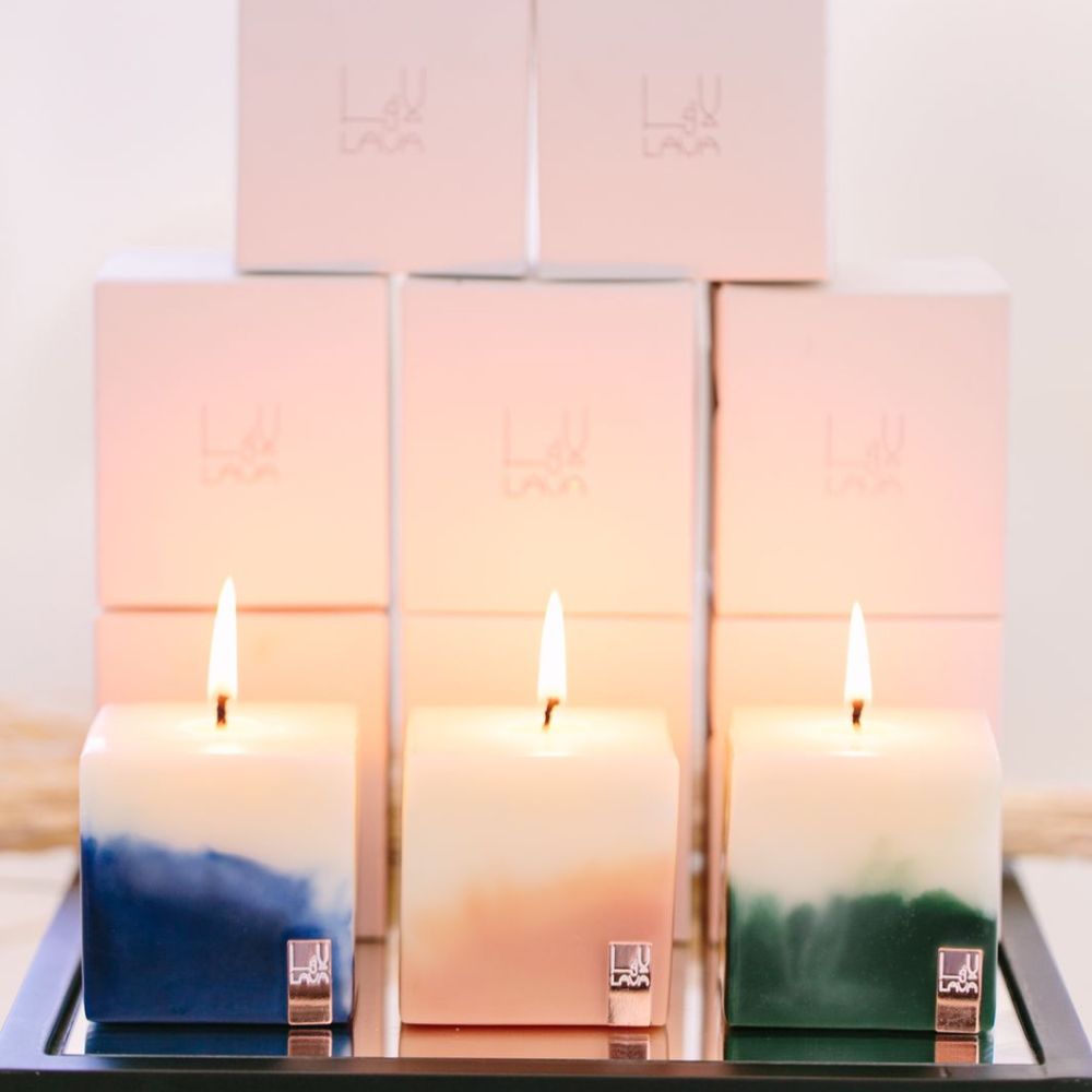 The Giveaway Cube Candle