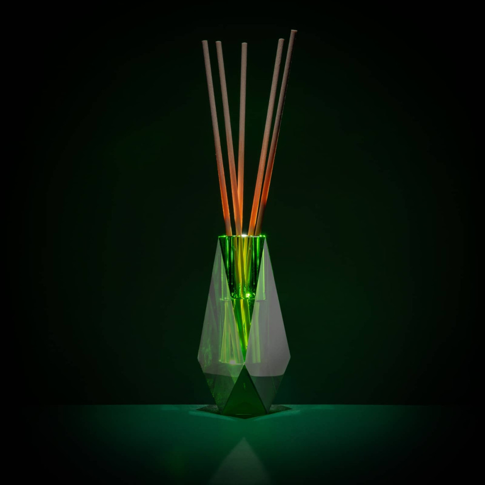 Green Crystal  Vase Medium Diffuser